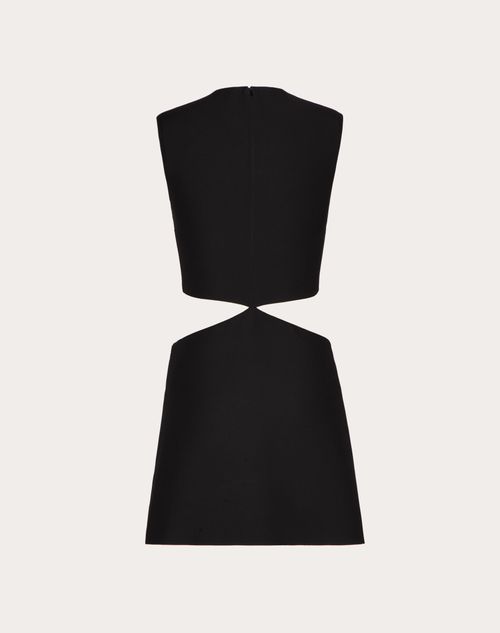 Valentino - Crepe Couture Short Dress - Black - Woman - Dresses