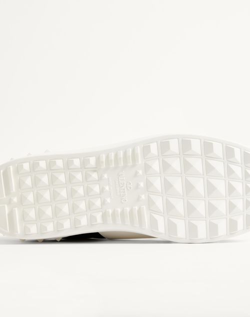 Valentino Garavani - Calfskin Open Sneaker - Black/white - Man - Sneakers