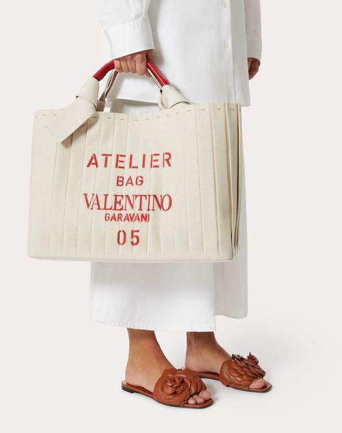 アトリエ バッグ ヴァレンティノ ガラヴァーニ キャンバス トート for