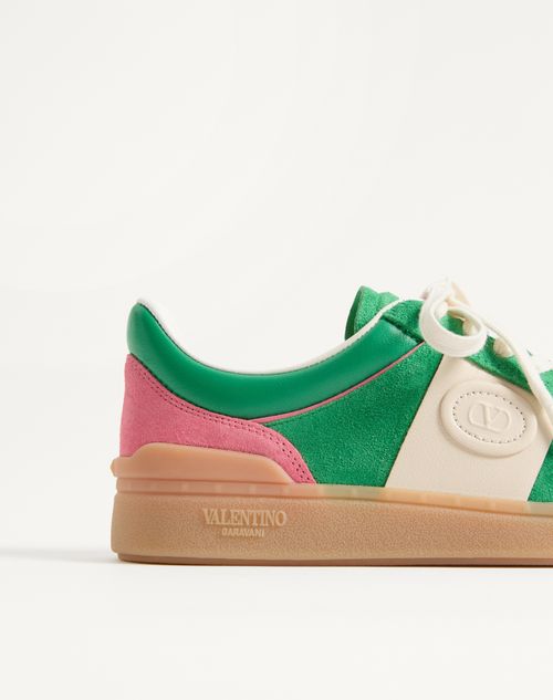Valentino Garavani - Upvillage Crosta Sneaker - Green/ivory - Woman - Sneakers