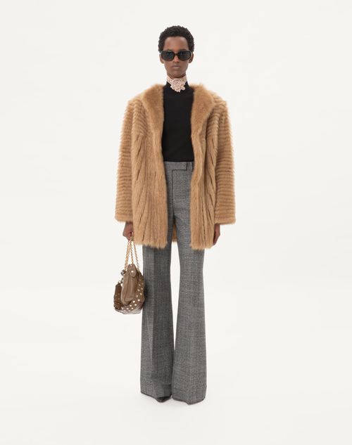 Valentino - Cashmere Jumper - Black/rose Dust - Woman - Knitwear