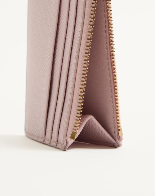 Valentino Garavani - チェリフィック グレインカーフスキン カードホルダー - ローズクオーツ - ウィメンズ - 