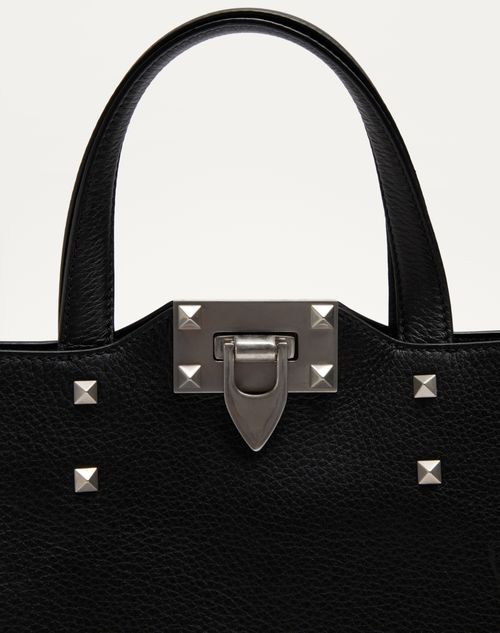 ロックスタッズ グレインカーフスキン スモール トート for メンズ