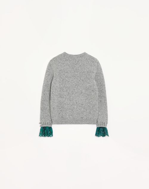 Valentino - Wool And Cashmere Sweater - Grey - Woman - Knitwear